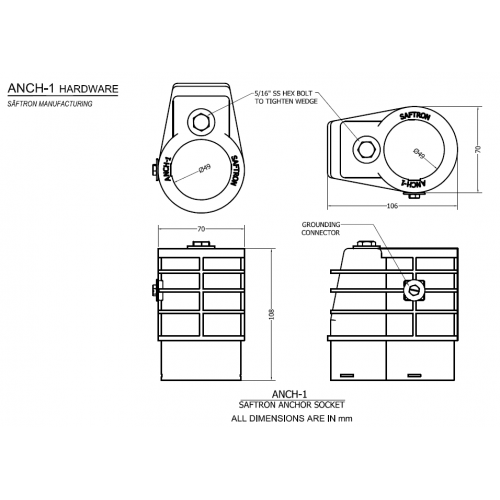 Saftron Anchor Socket